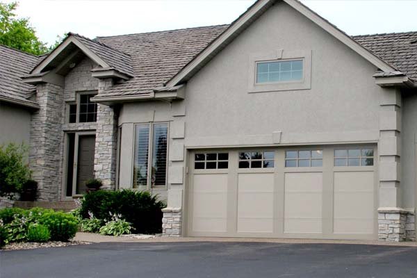 Garage door panel repair